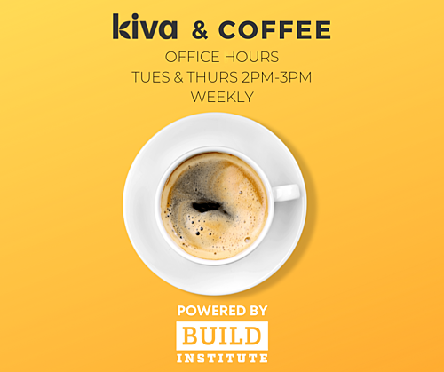 Kiva & Coffee poster