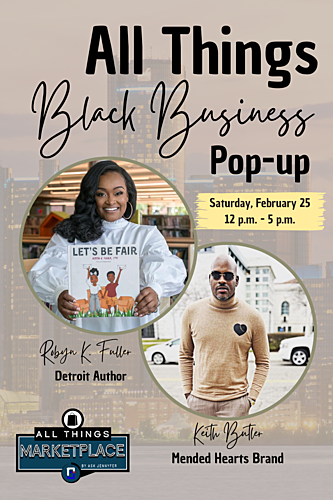All Things Black Business Pop-up Event Featuring Mended Hearts Brand  and Robyn K. Fuller poster