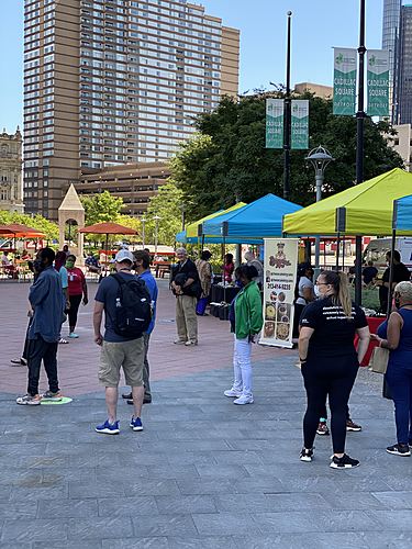 Market Fridays at Cadillac Square the Pop-Up Place  2023 poster