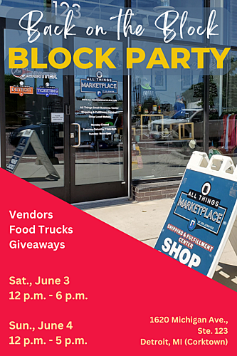 Back on the Block: All Things Marketplace Block Party poster